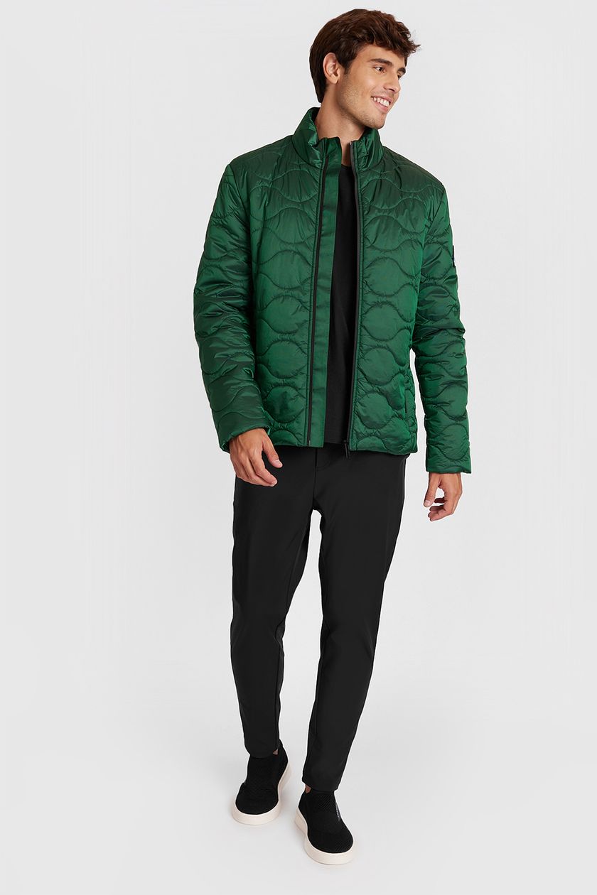 Jaqueta Global Project Puffer Eco Tencel™ Verde
