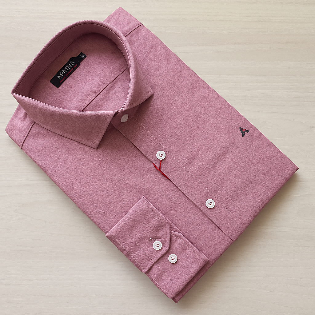 CAMISA SOCIAL ARA.MIS OXFORD - ML - ROSA