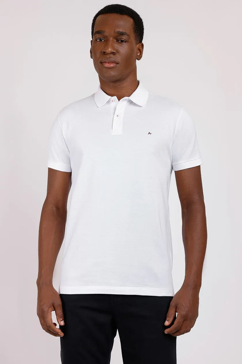 Polo Básica Piquet Regular Branco