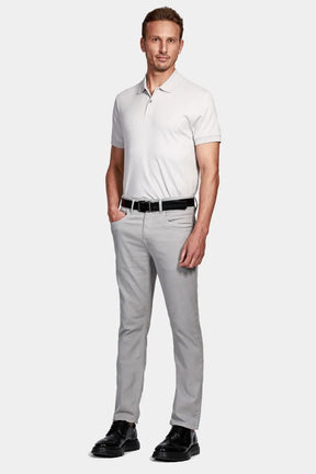 Calça Slim Moletom Color Cinza