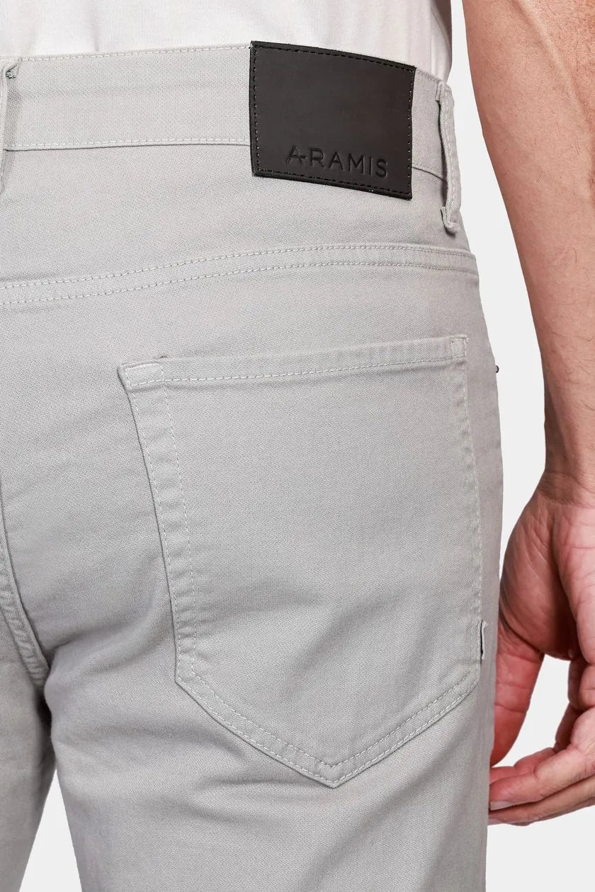 Calça Slim Moletom Color Cinza