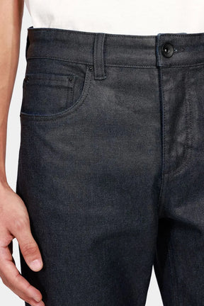 Calça Jeans Slim Premium Resinada Preto