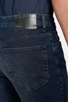 Calça Jeans Slim Blue Estone Escura Azul Escuro