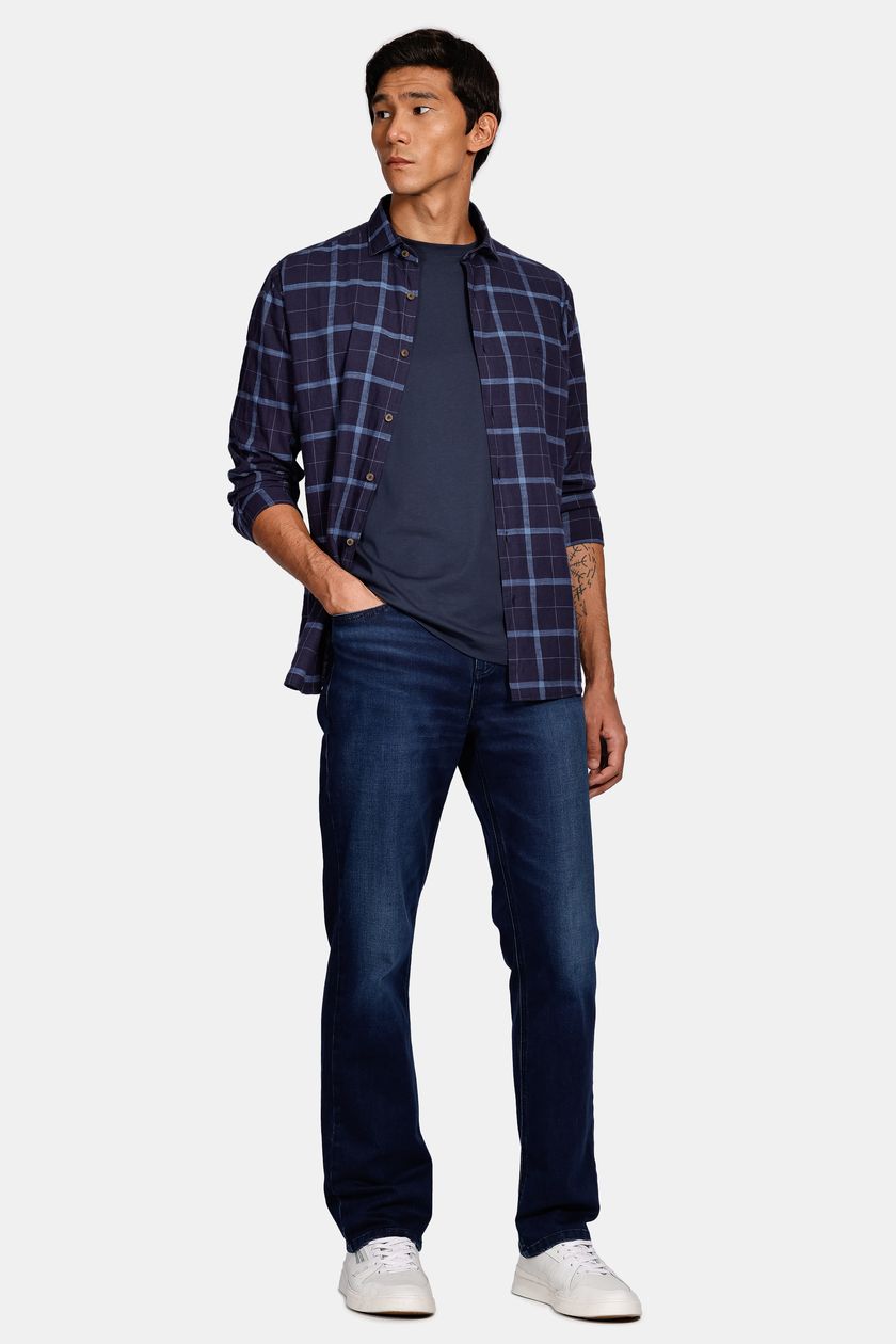 Camiseta Manga Curta Algodão Pima Marinho