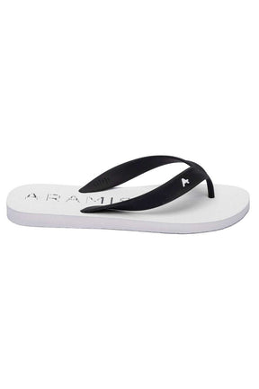 Chinelo Aramis Lines Branco Preto