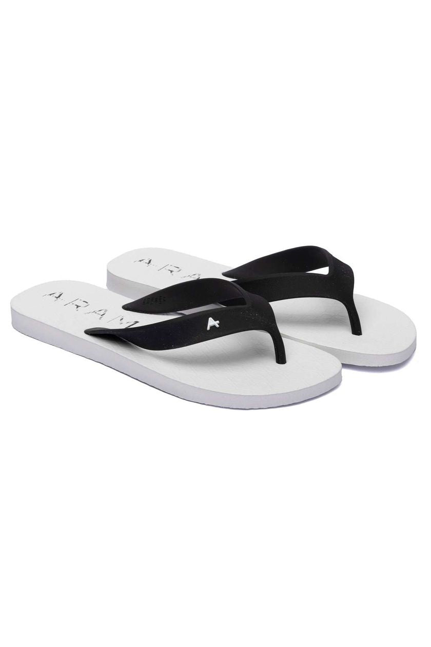 Chinelo Aramis Lines Branco Preto