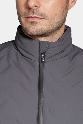 Jaqueta Puffer Fusionada Liquid Repeller Cinza Asfalto