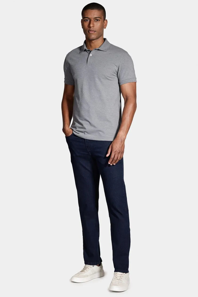 Calça Jeans Regular Escura Azul Escuro