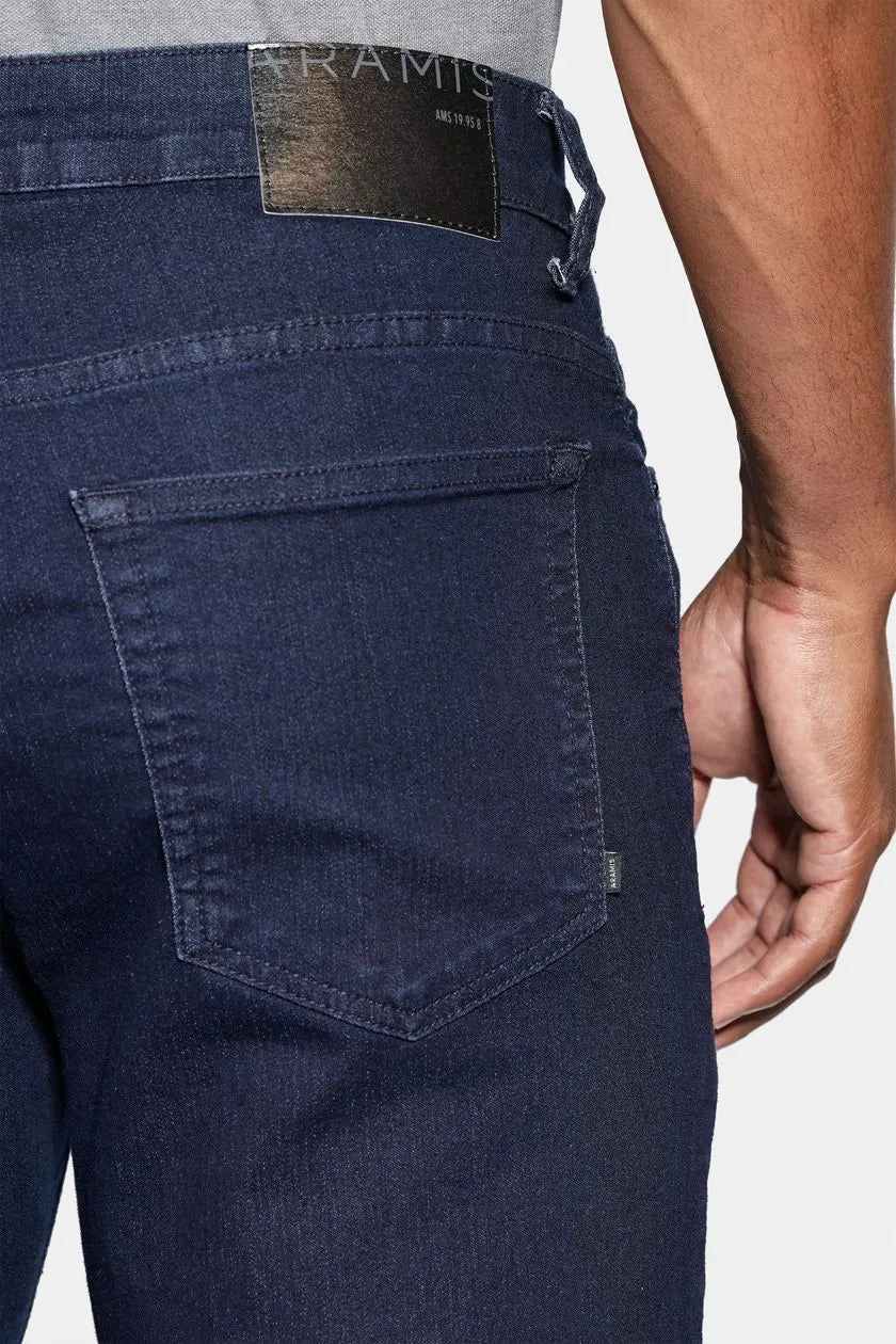 Calça Jeans Regular Escura Azul Escuro