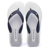 Chinelo Aramis Curves Branco Marinho