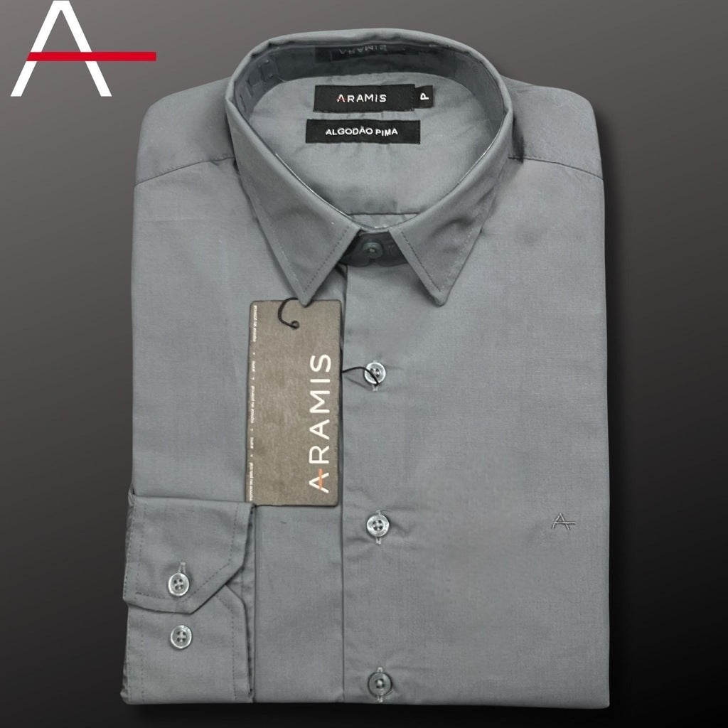 CAMISA SOCIAL ARA.MIS - SILVER ML