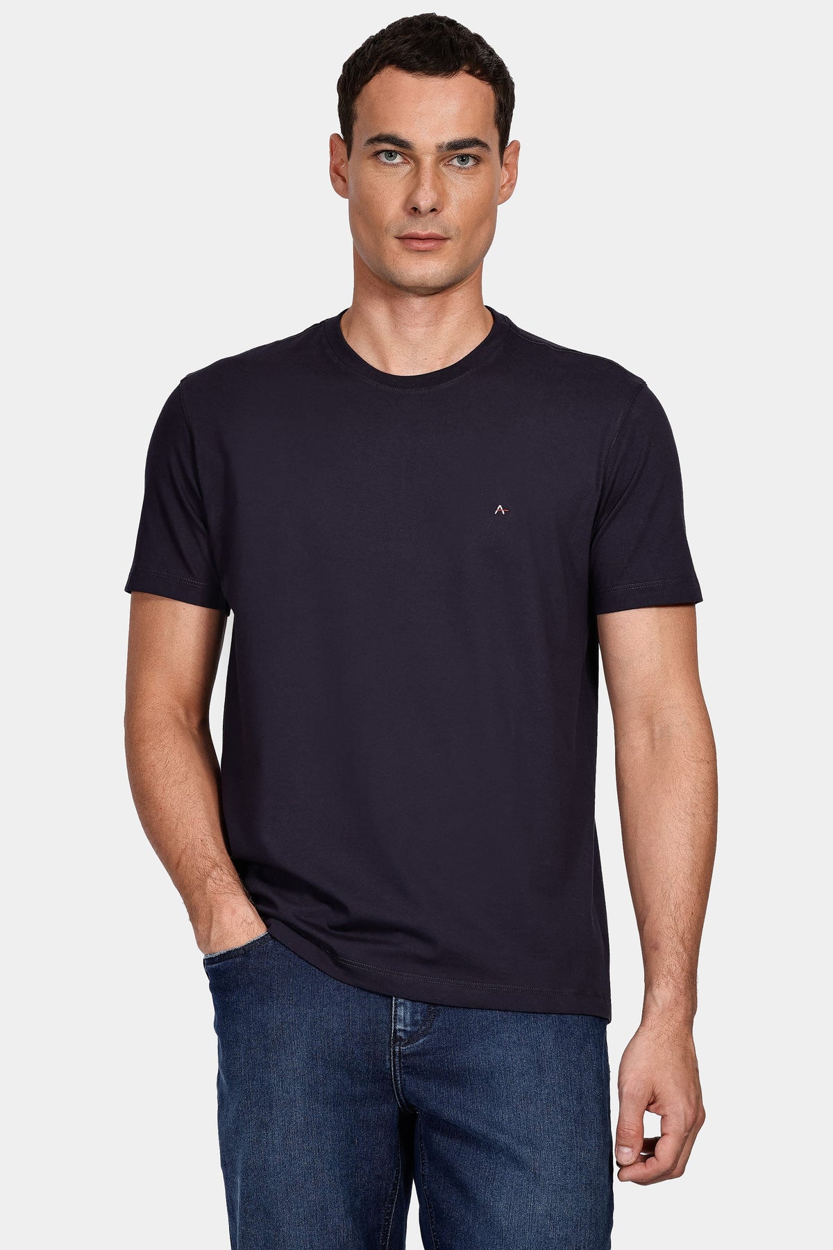 Camiseta Básica Marinho