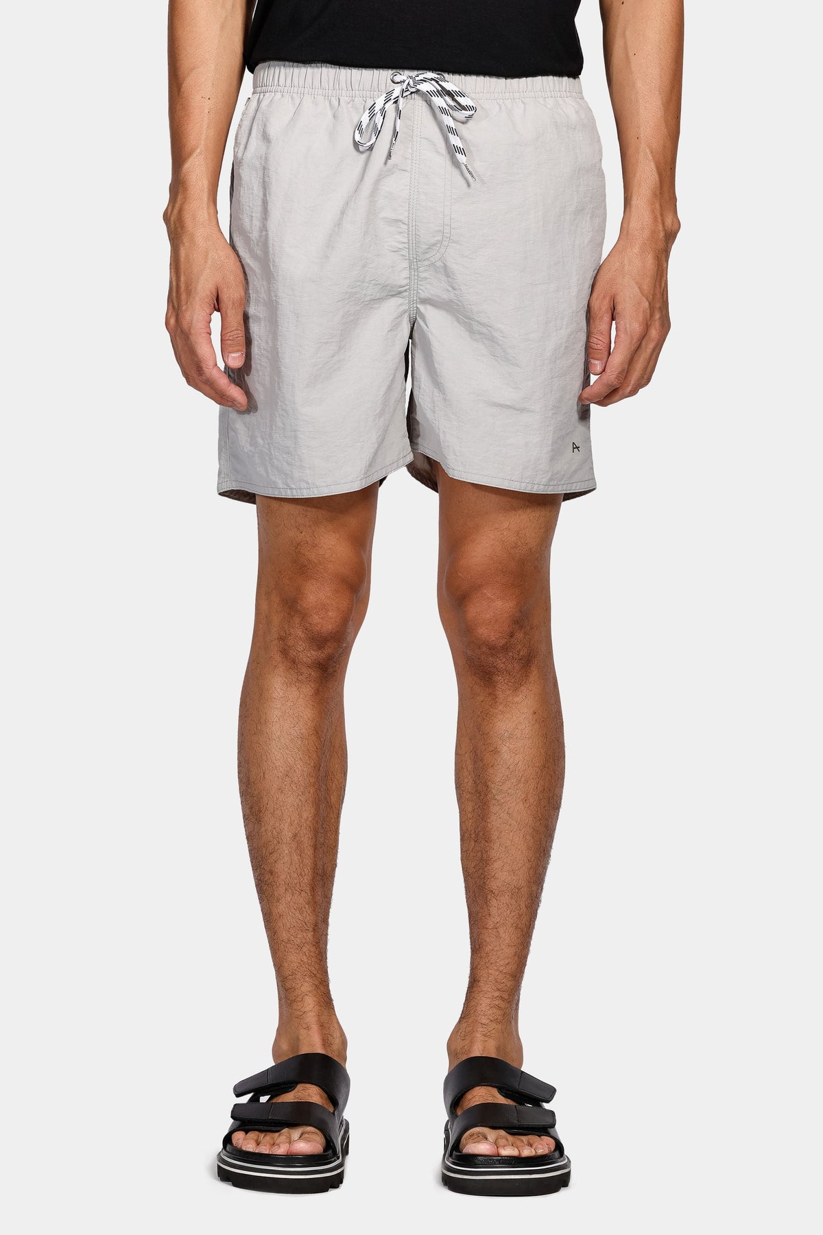 Shorts de Elástico Básico Color Gelo