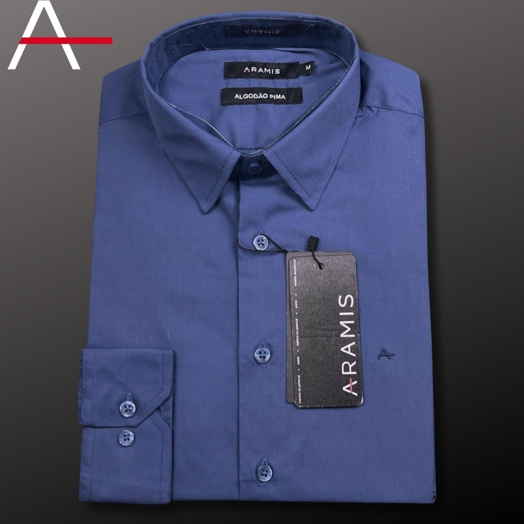 CAMISA SOCIAL ARA.MIS - NAVY BLUE ML