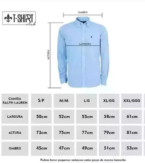 CAMISA SOCIAL ARA.MIS - ML - AZUL CLARO